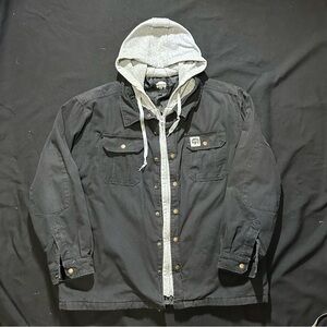 Buffalo Outdoor Men's Black Hooded Jacket